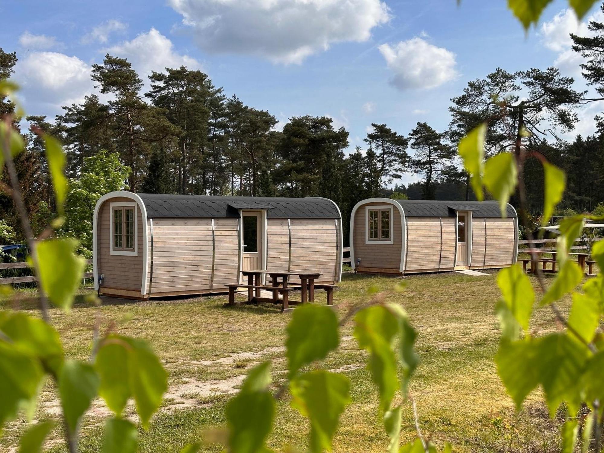 Naturcamping Lueneburger Heide - Chalets & Tiny Haeuser 졸타우 외부 사진