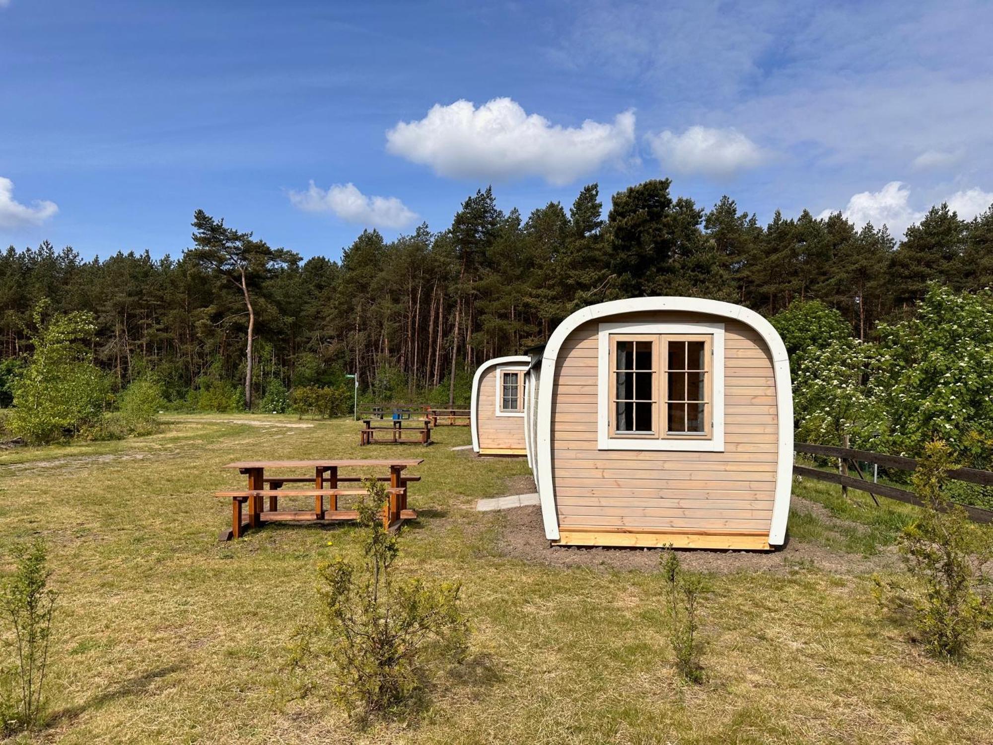 Naturcamping Lueneburger Heide - Chalets & Tiny Haeuser 졸타우 외부 사진