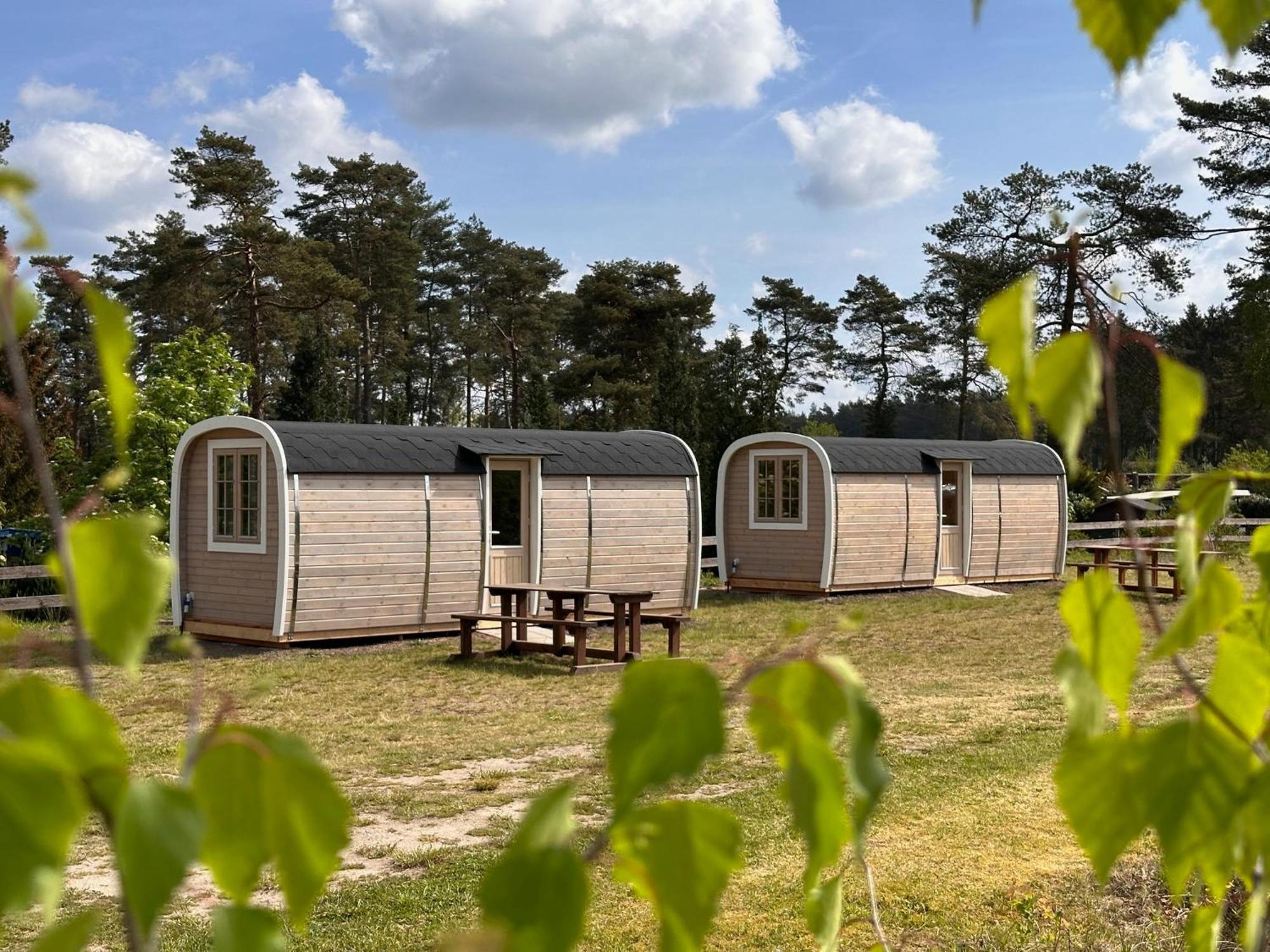 Naturcamping Lueneburger Heide - Chalets & Tiny Haeuser 졸타우 외부 사진