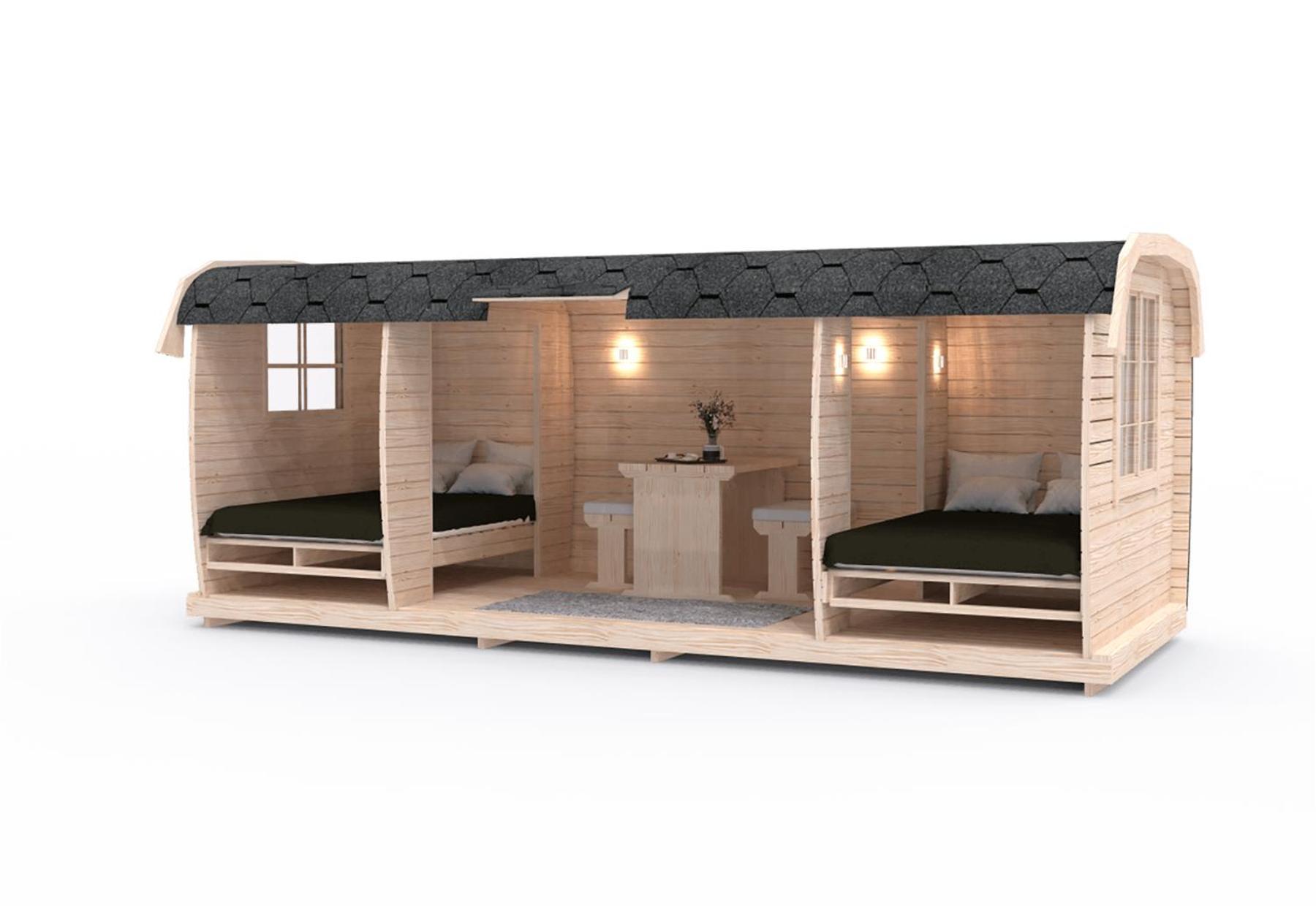 Naturcamping Lueneburger Heide - Chalets & Tiny Haeuser 졸타우 외부 사진