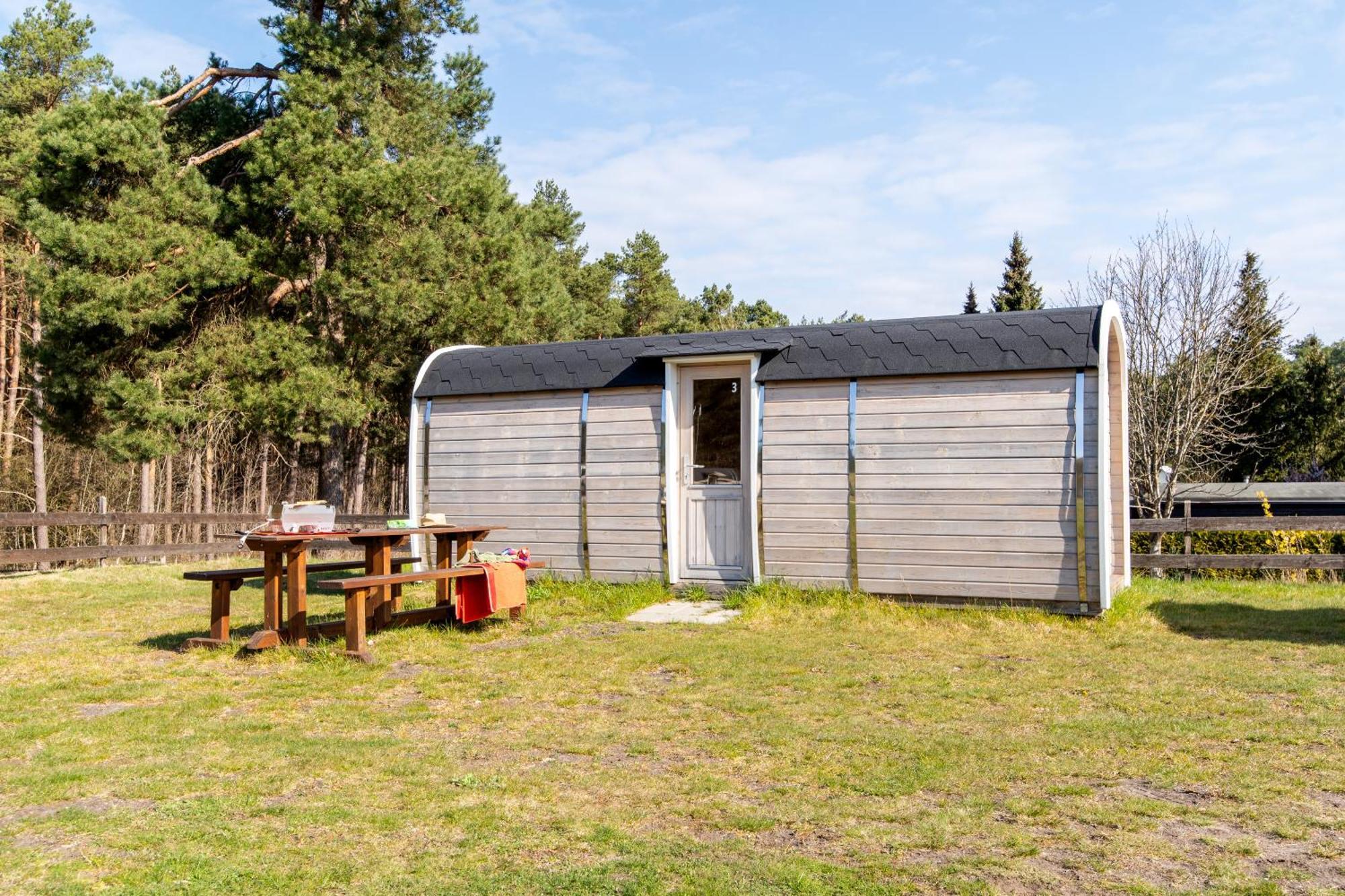 Naturcamping Lueneburger Heide - Chalets & Tiny Haeuser 졸타우 외부 사진